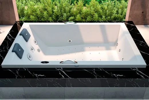 Jacuzzi® Banheira Pietá Dupla com Blower